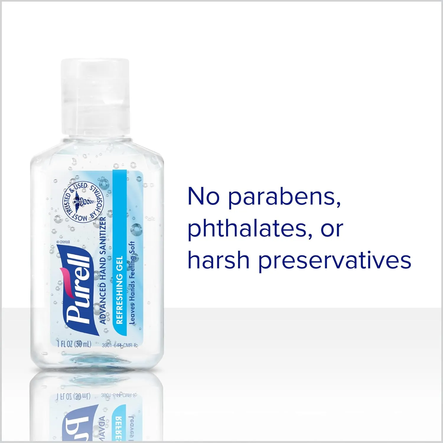 Purell Advanced Hand Sanitizer Refreshing Gel, Clean Scent, 1 fl oz Travel Size flip-Cap Bottle (Pack of 72) - 3901-72-CMR