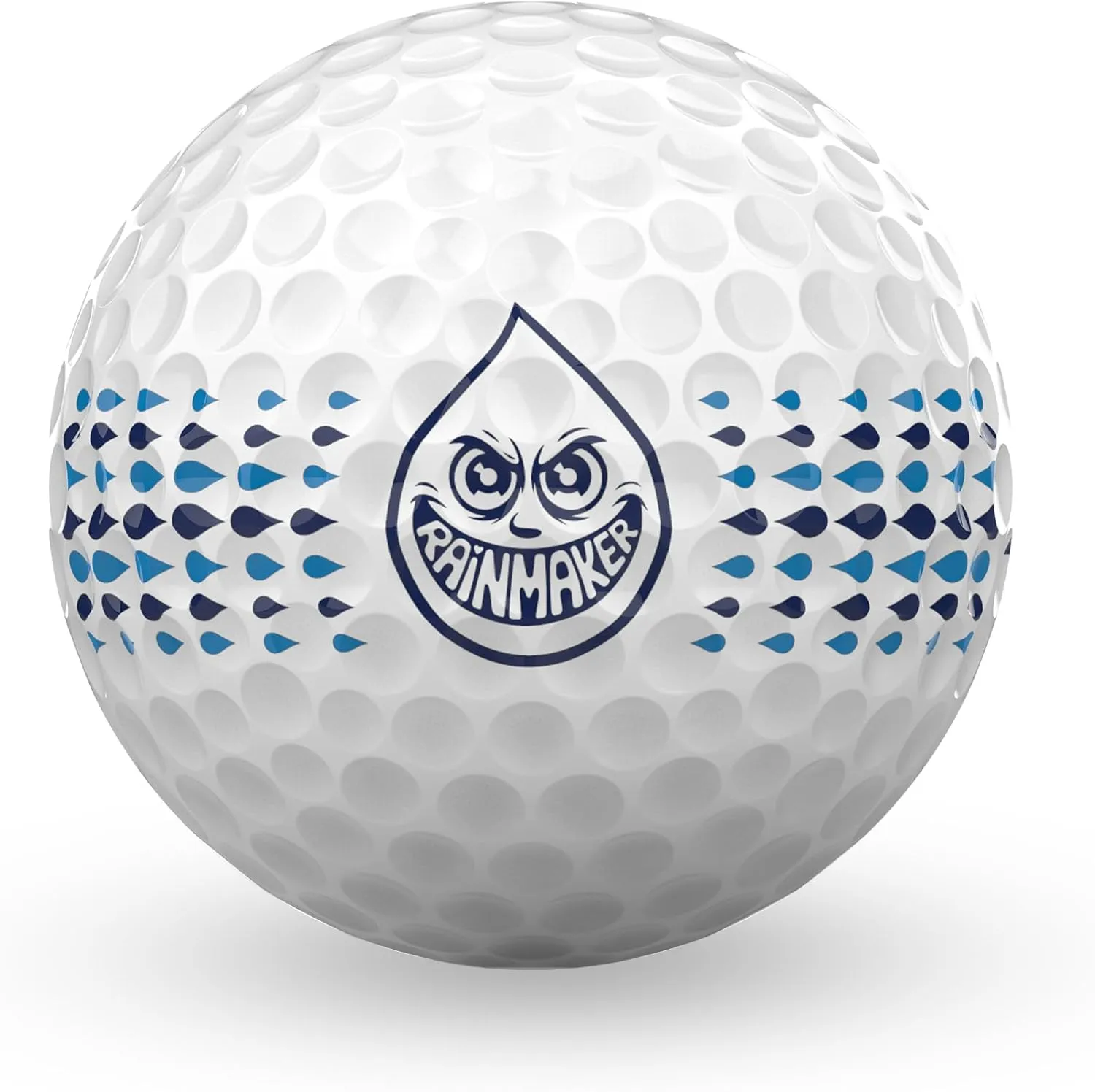 Rain Maker Golf Balls by P*ss Missile - Pro-Level Golf Balls for Spin, Control, Feel - 3-Piece Construction, Urethane Cover, Medium Compression Core - Tour Performance & Workability