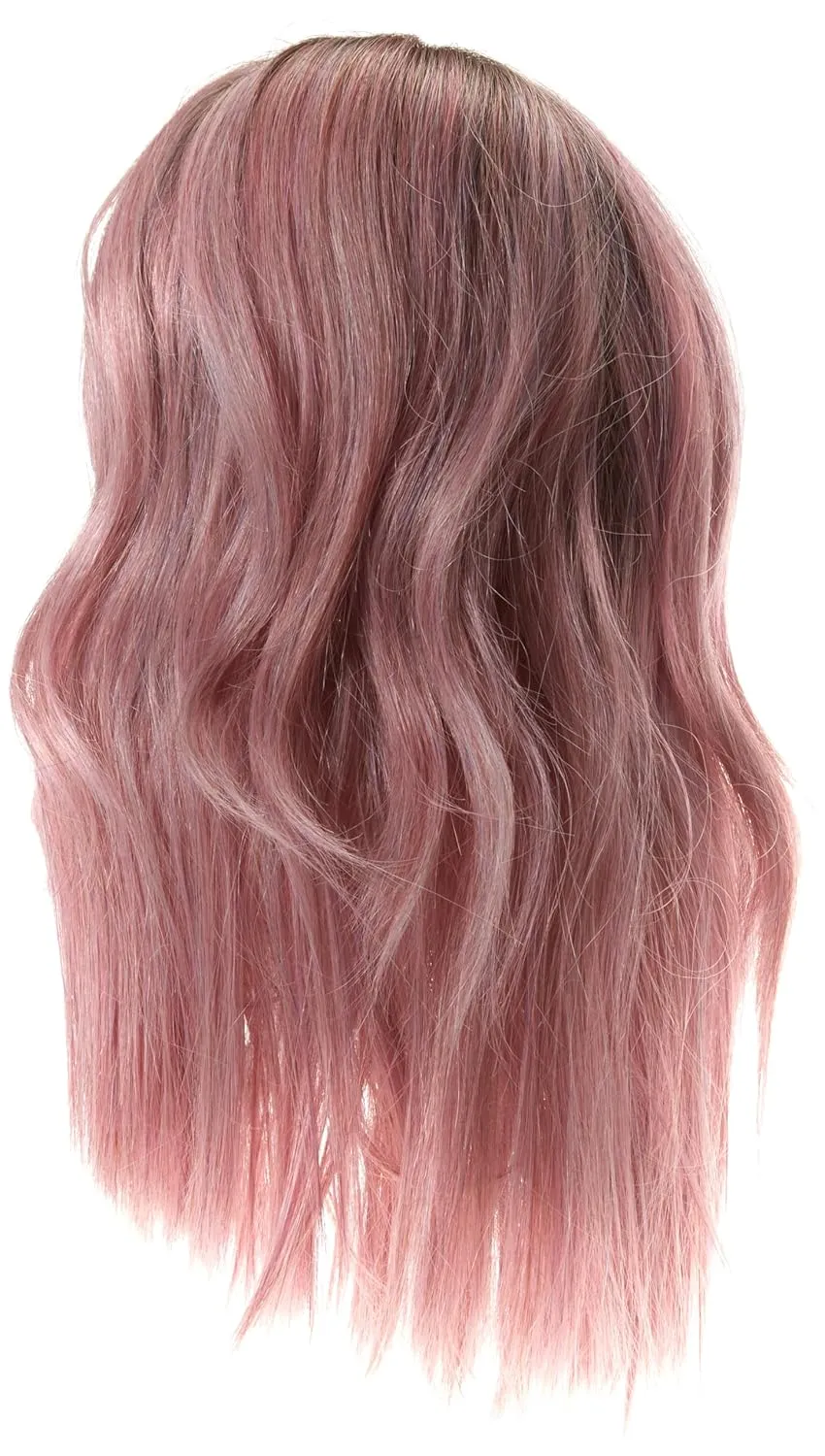 Raquel Welch Big Spender Shoulder Length Pageboy Wig With Sophisticated Tumbled Waves by Hairuwear, Average Size Cap, Pink
