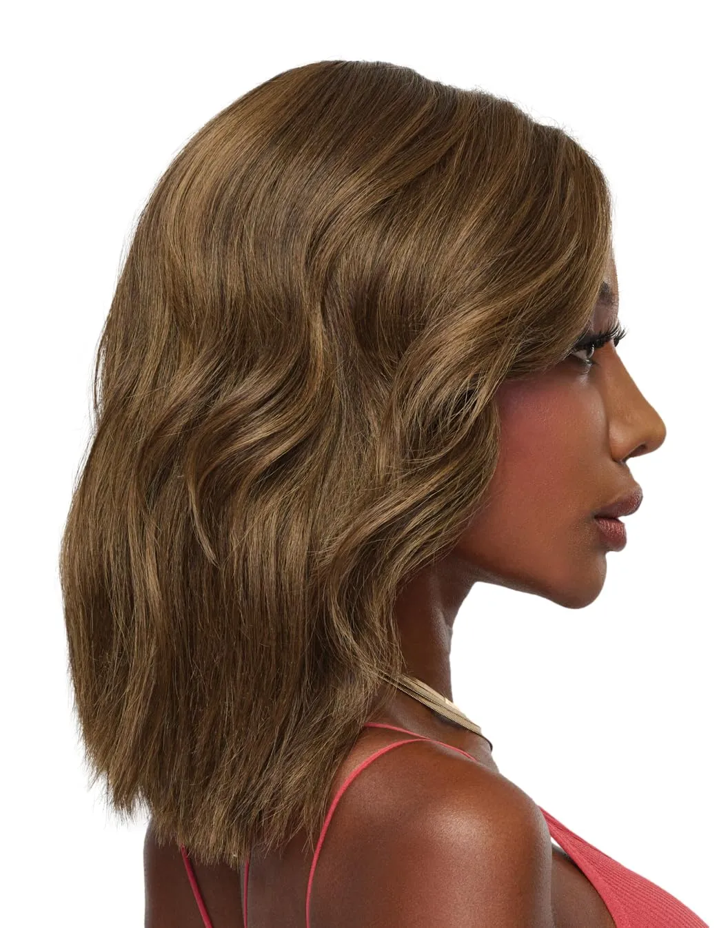 Raquel Welch Big Spender Shoulder Length Pageboy Wig With Sophisticated Tumbled Waves by Hairuwear, Average Size Cap, RL10/12 Sunlit Chestnut