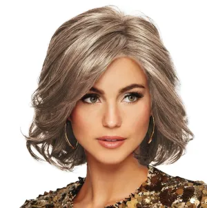Raquel Welch Crowd Pleaser Lace Front & Monofilament Part Synthetic Wig, Cap Size: Average, RL10/22SS Shaded Iced Cappuccino