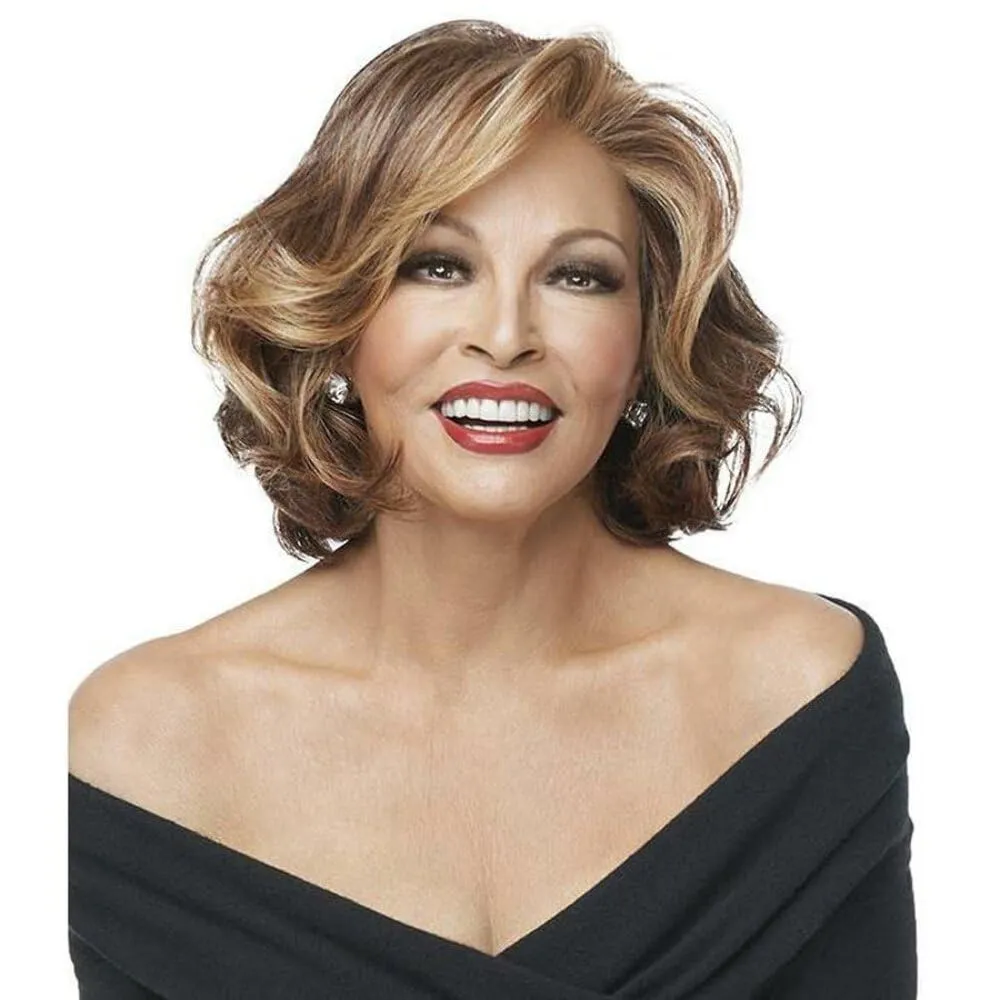 Raquel Welch Crowd Pleaser Lace Front & Monofilament Part Synthetic Wig, Cap Size: Average, RL16/22 Iced Sweet Cream
