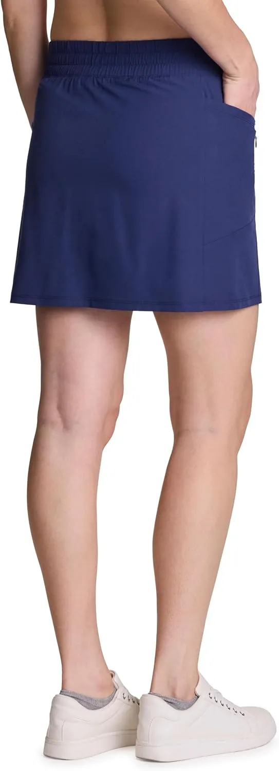 RBX Active Women's Golf/Tennis Everyday Casual Athletic Skort with Bike Shorts