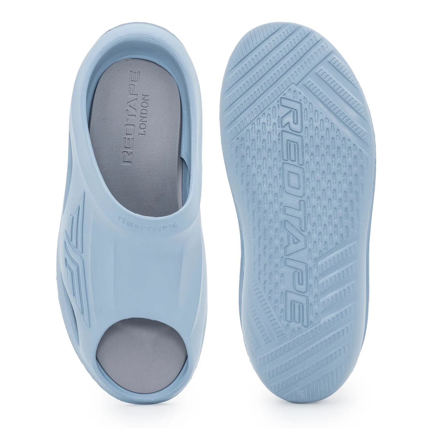 Red Tape Casual Sliders for Men | Refined Round-Toe Shape with a Relaxing Slip-On Support