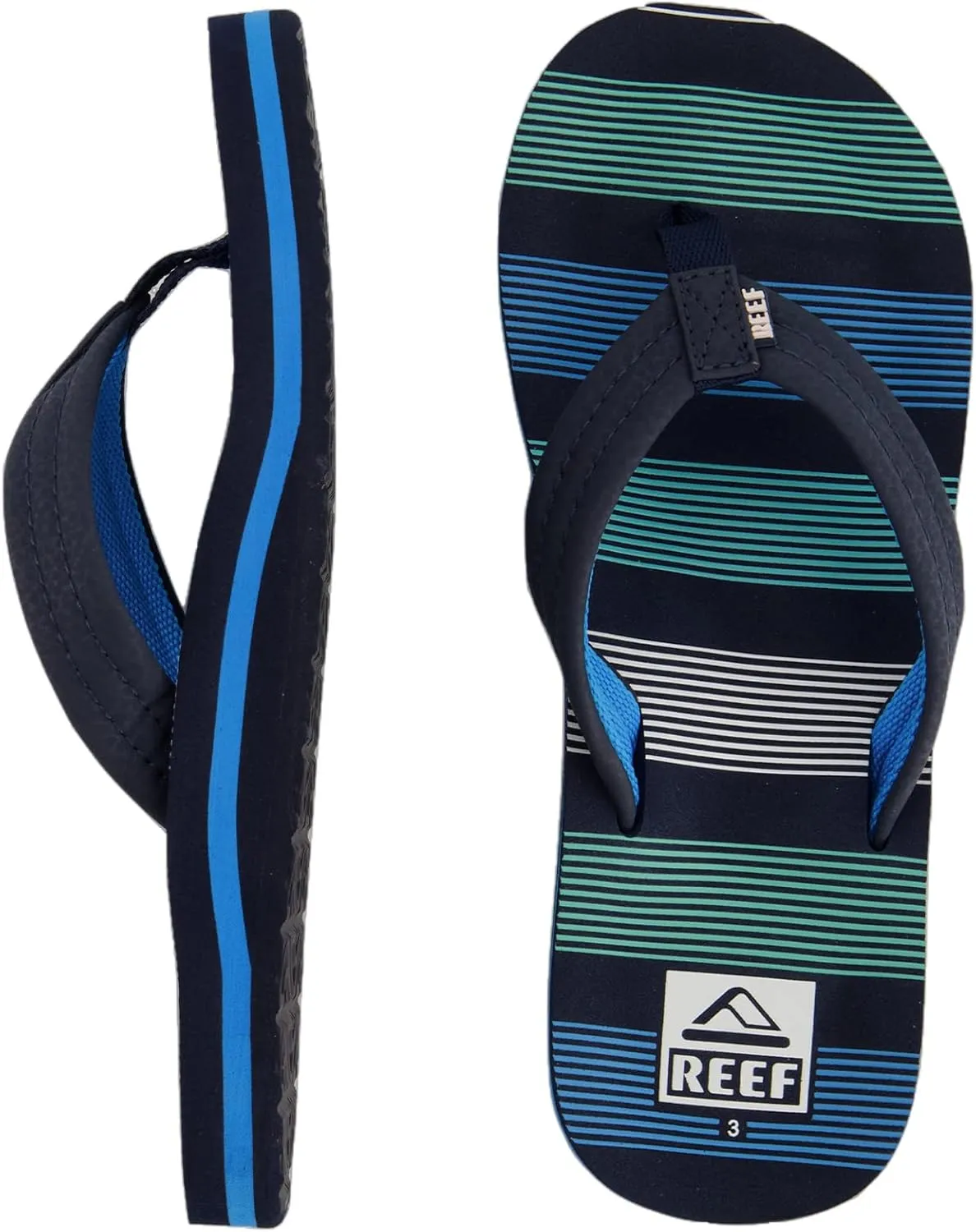 REEF Kids Ahi Unisex-Child Beach Flip Flop, Soft Cushion Footbed, Water Friendly