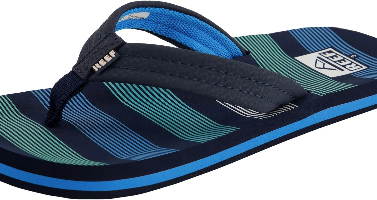 REEF Kids Ahi Unisex-Child Beach Flip Flop, Soft Cushion Footbed, Water Friendly