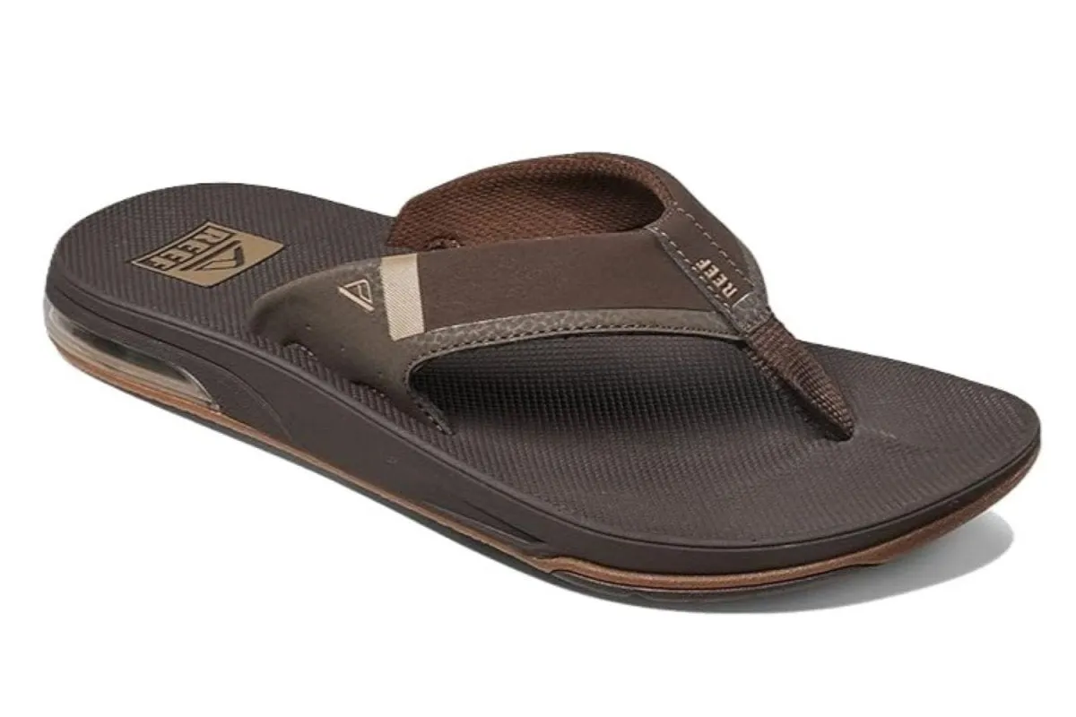 Reef Men's Fanning Low Bottle Opener Brown Flip Flop Sandal