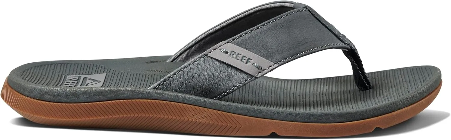 Reef Men's Santa Ana Flip Flop, Arch Support, Water Friendly, Non Marking Outsole