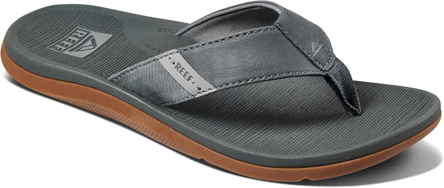 Reef Men's Santa Ana Flip Flop, Arch Support, Water Friendly, Non Marking Outsole