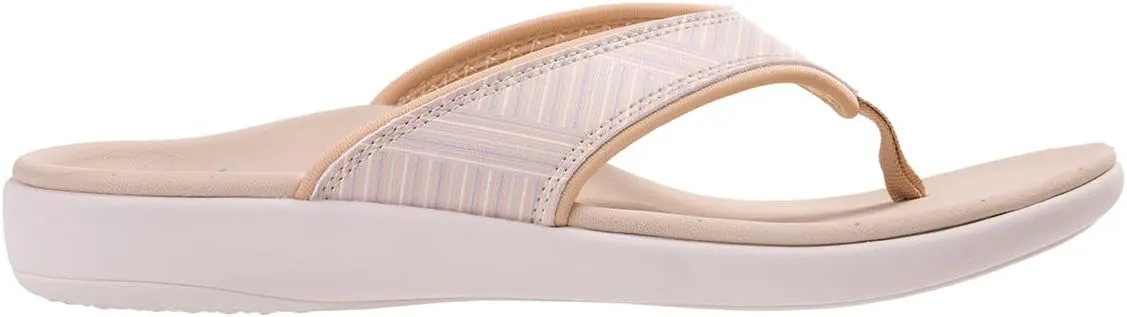 REVITALIGN Women's Yumi Summer Stripe Flip-Flop