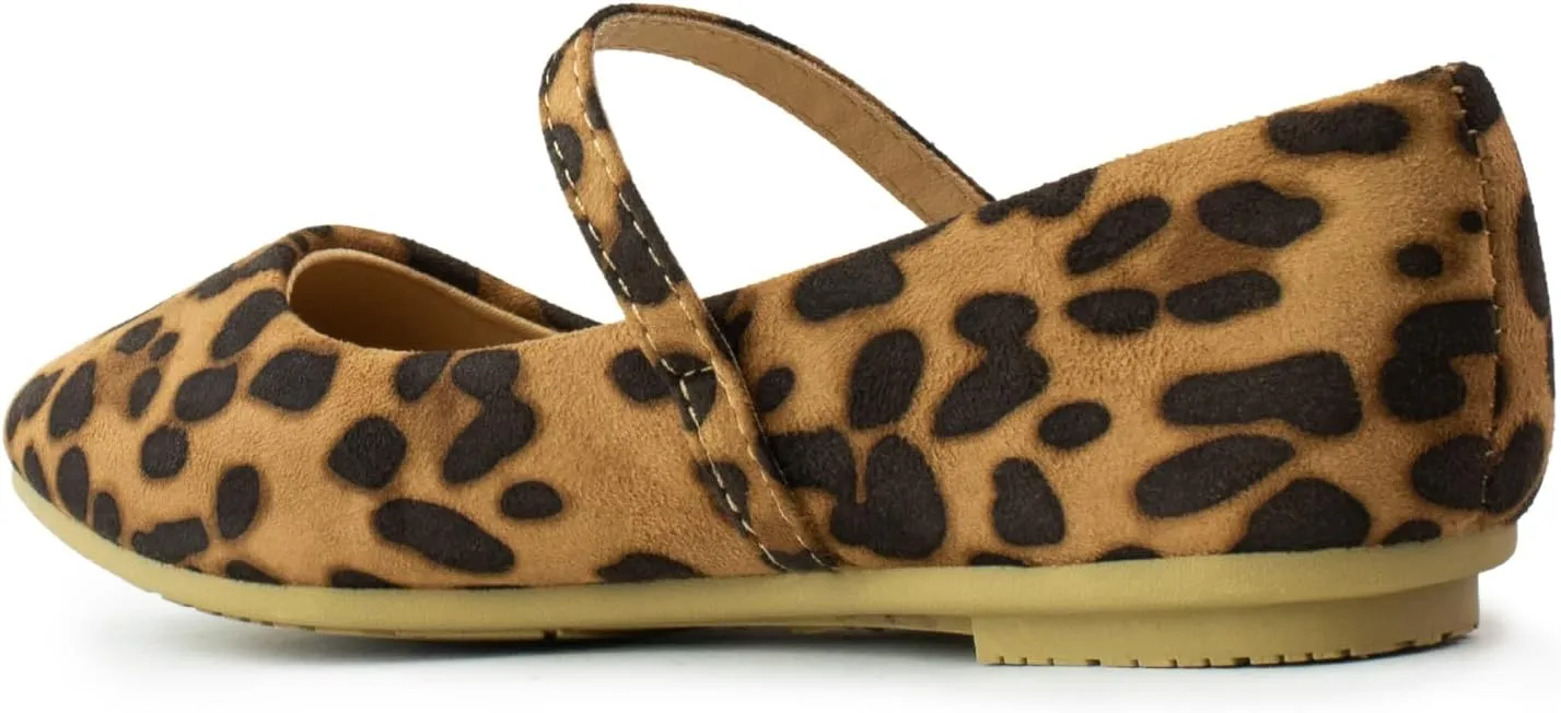 RF ROOM OF FASHION Women's Buckle Strap Mary Jane Ballet Flats