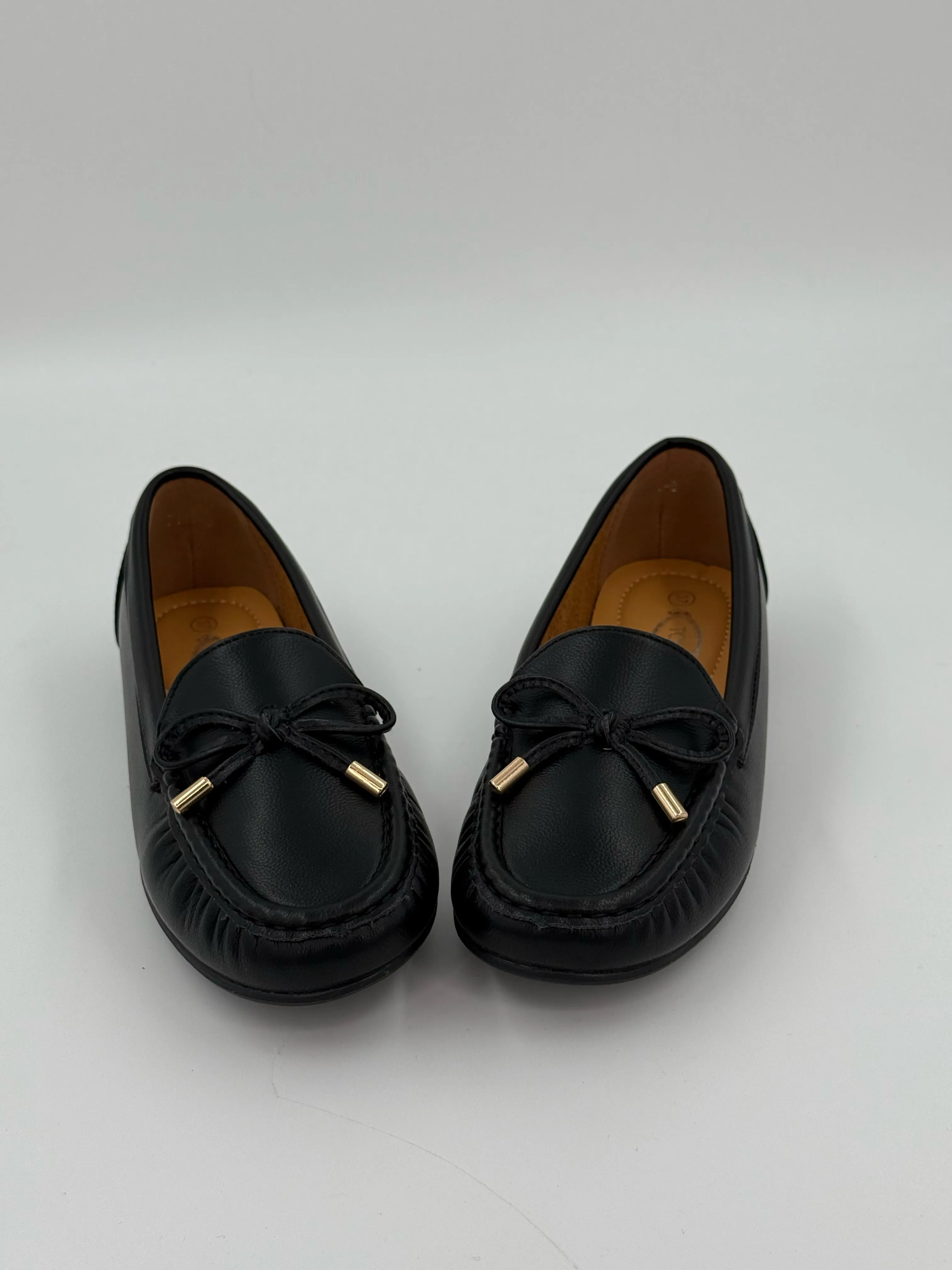 Ribbon Loafer - Black