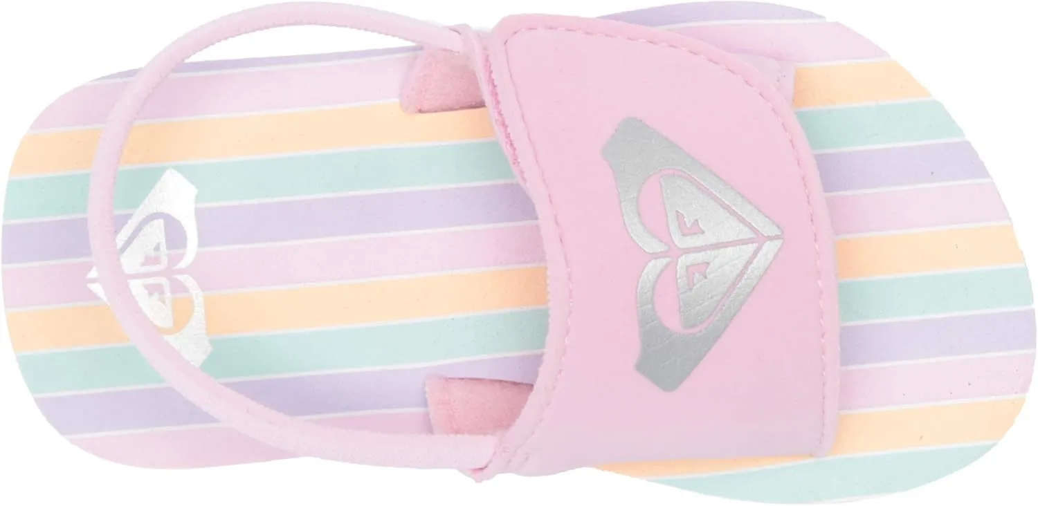 Roxy Girl's Tw Finn Sling Back Flip Flop Sandal