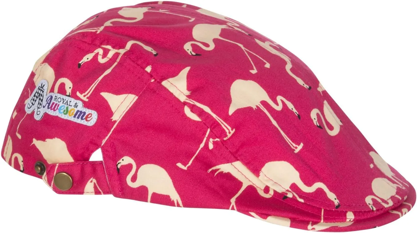 Royal & Awesome Men's Golf Flat Cap, Funny Golf Hats