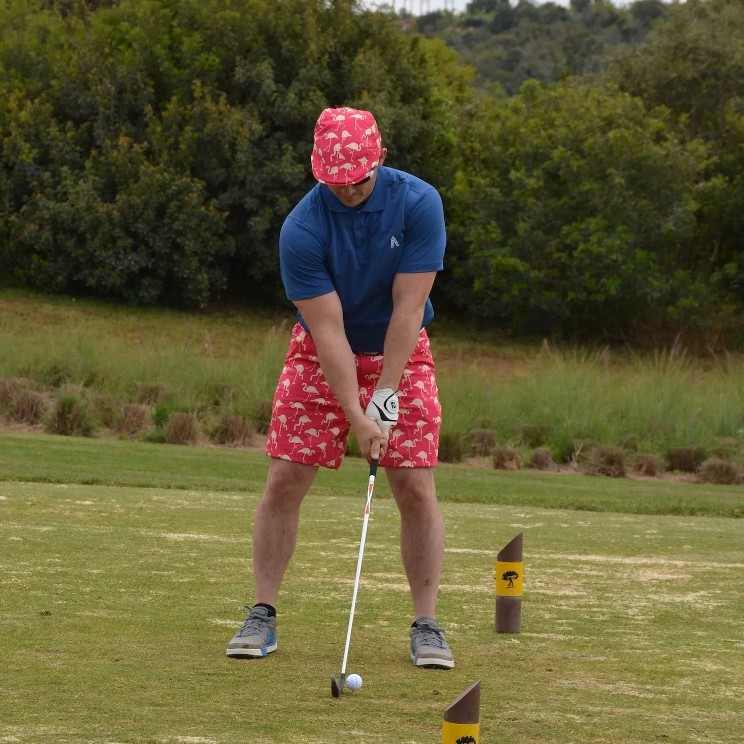 Royal & Awesome Men's Golf Flat Cap, Funny Golf Hats