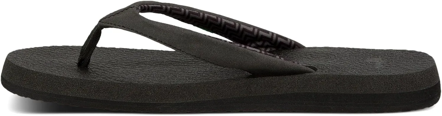 Sanuk Women's Yoga Serenity | Flip Flops for Women | Yoga Sandals For Women | Memory Foam Footbed