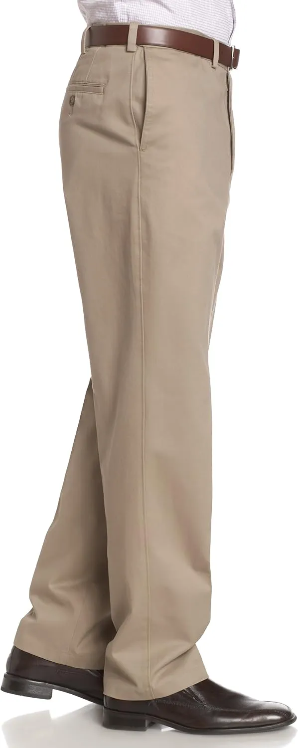 Savane Men's Flat Front Performance Chino Pant