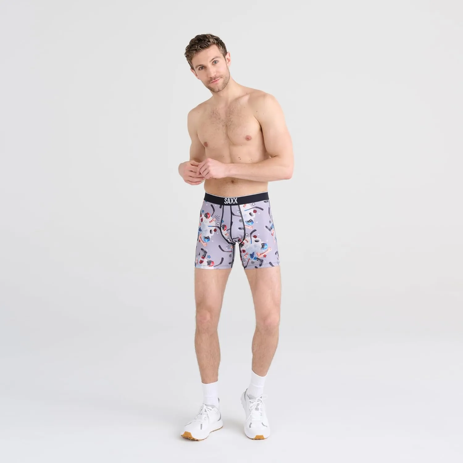 SAXX Underwear Co. Men's Underwear with Pouch Volt Breathable Mesh Boxer Brief
