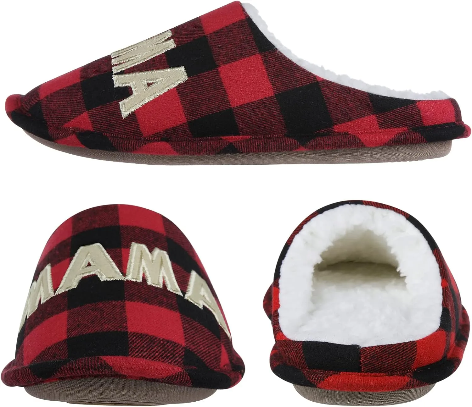 shevalues Best Mama Papa House Slippers for Mom and Dad from Daughter Son, Memory Foam Indoor Slippers for Women Men