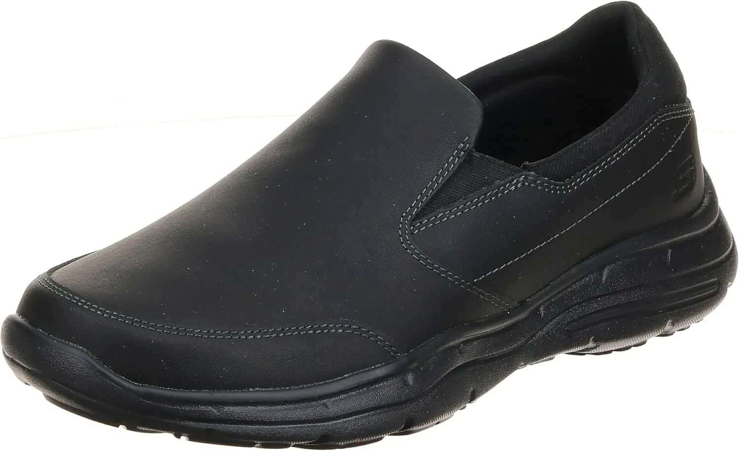 Skechers Men's Glides Calculous Slip-On Loafer, Black, 13 M US