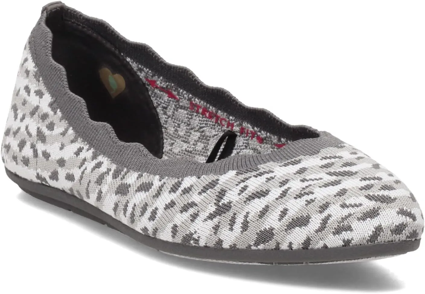 Skechers Women's, Cleo 2.0 - Uninhibited Flat Charcoal 6 M