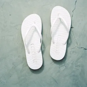 Slim White Flip Flop