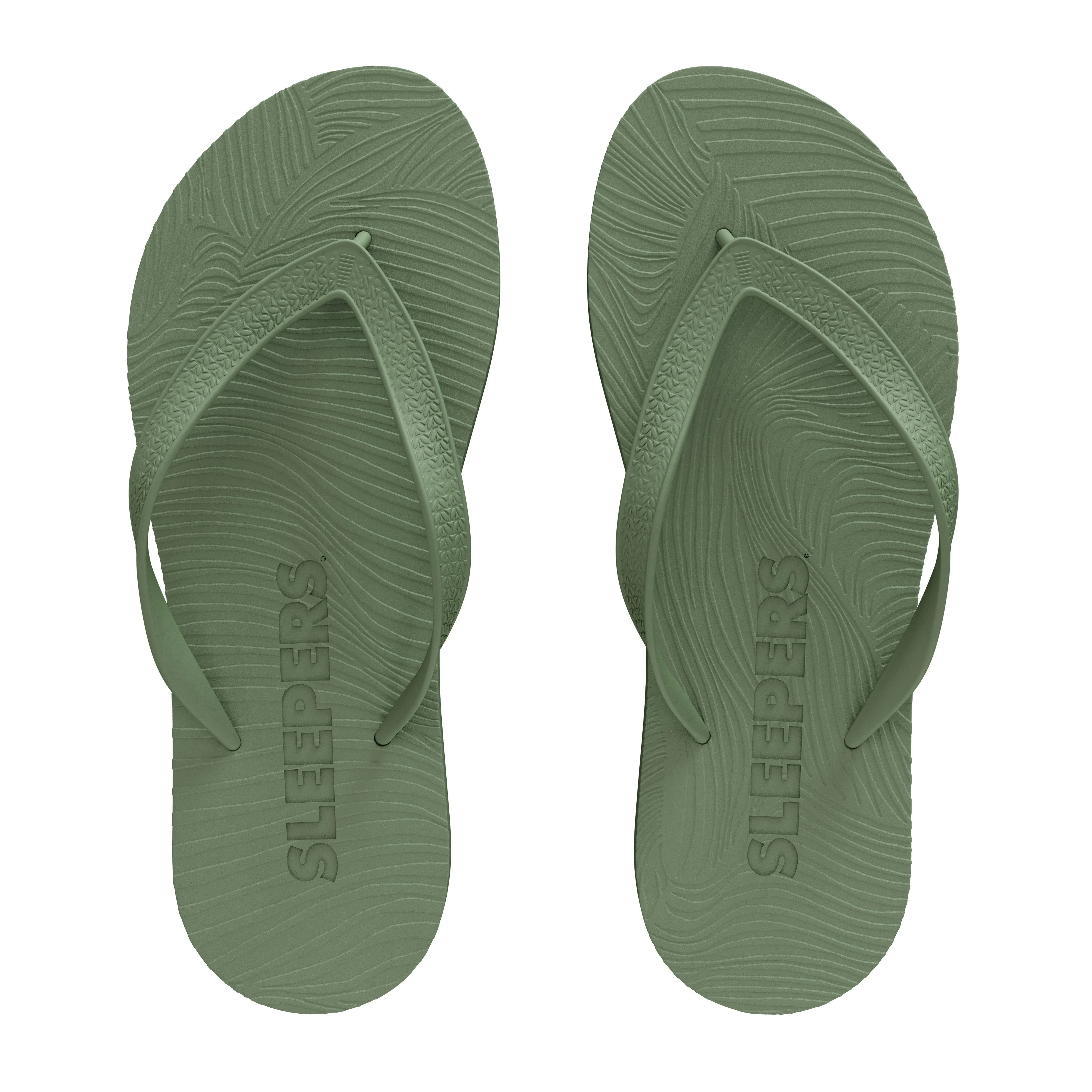 Slim Wide Strap Green