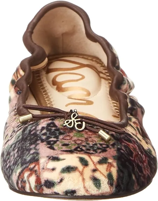 Slip Multi Toe Shipping options Supportive Flats Sam Rounded Felicia On Flexible Ballet Edelman Ivory