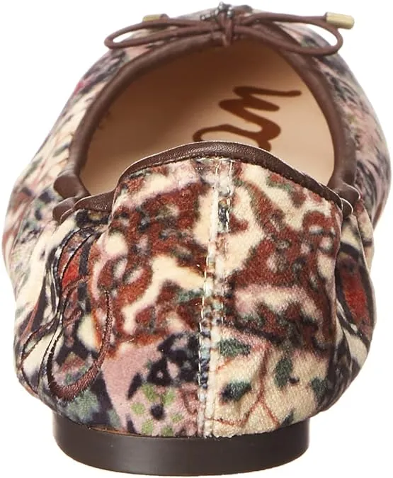 Slip Multi Toe Shipping options Supportive Flats Sam Rounded Felicia On Flexible Ballet Edelman Ivory