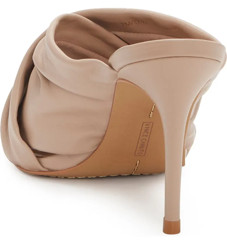 Slip-On Dress Camuto NOCCIOLA Bluetooth-enabled Nude Vince Open Clarstie Heel High Mules Superior-grade Toe