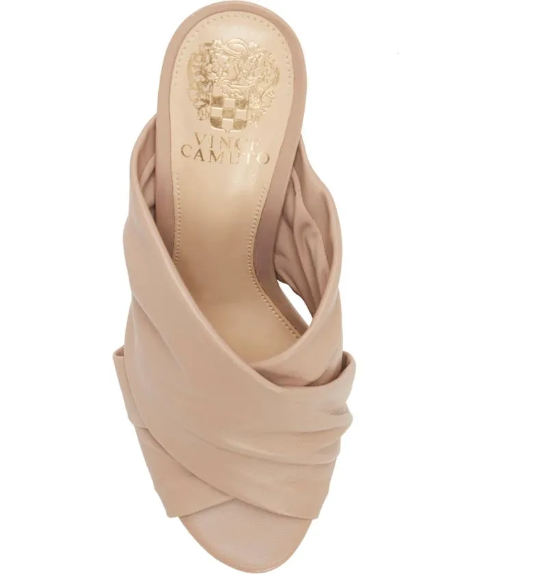 Slip-On Dress Camuto NOCCIOLA Bluetooth-enabled Nude Vince Open Clarstie Heel High Mules Superior-grade Toe