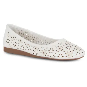 Square Toe Ballet Flat (Priscilla)