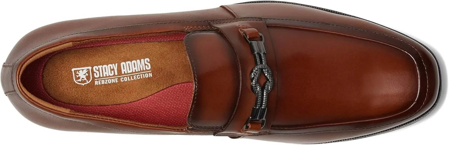 Stacy Adams Men's Rellaire Moc Toe Bit Slip on Loafer