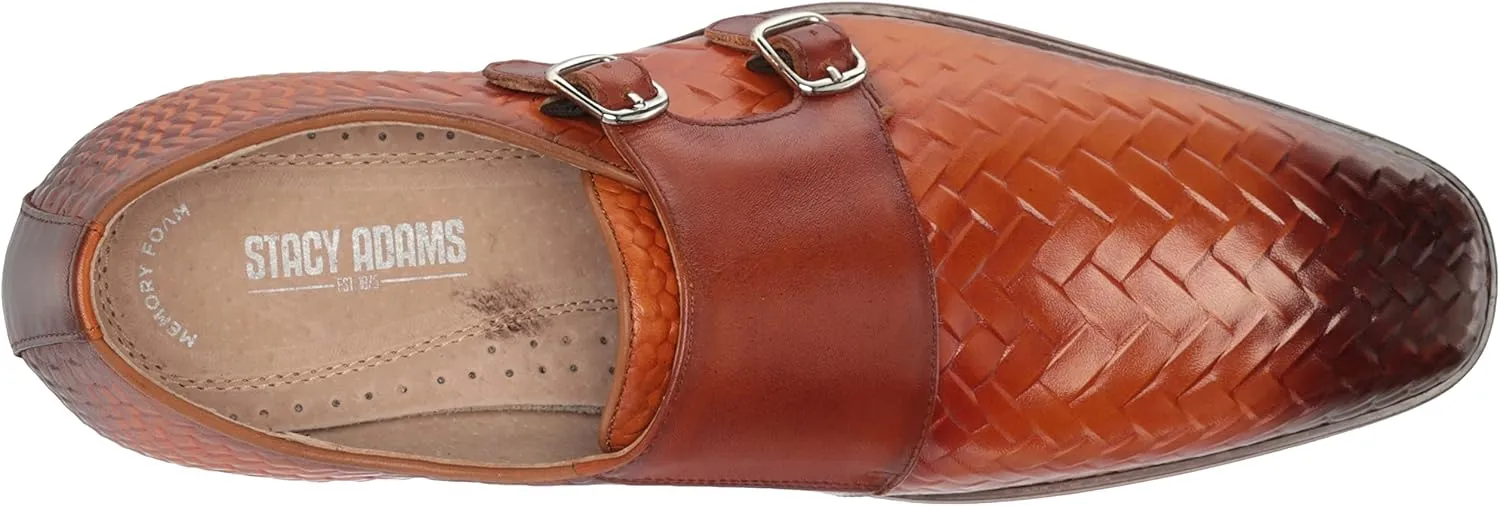 STACY ADAMS Men's Torrance Double Monk Strap Loafer