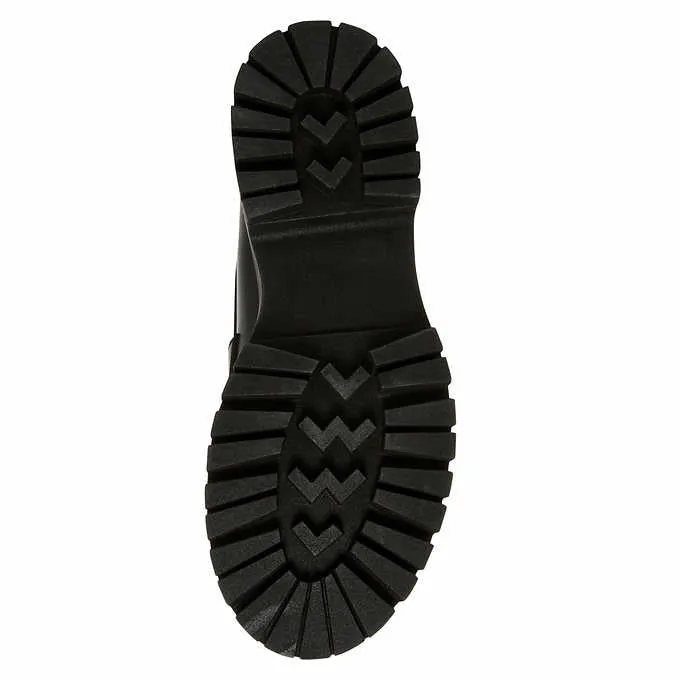 Steve Madden Course Black Ladies Lug Loafer