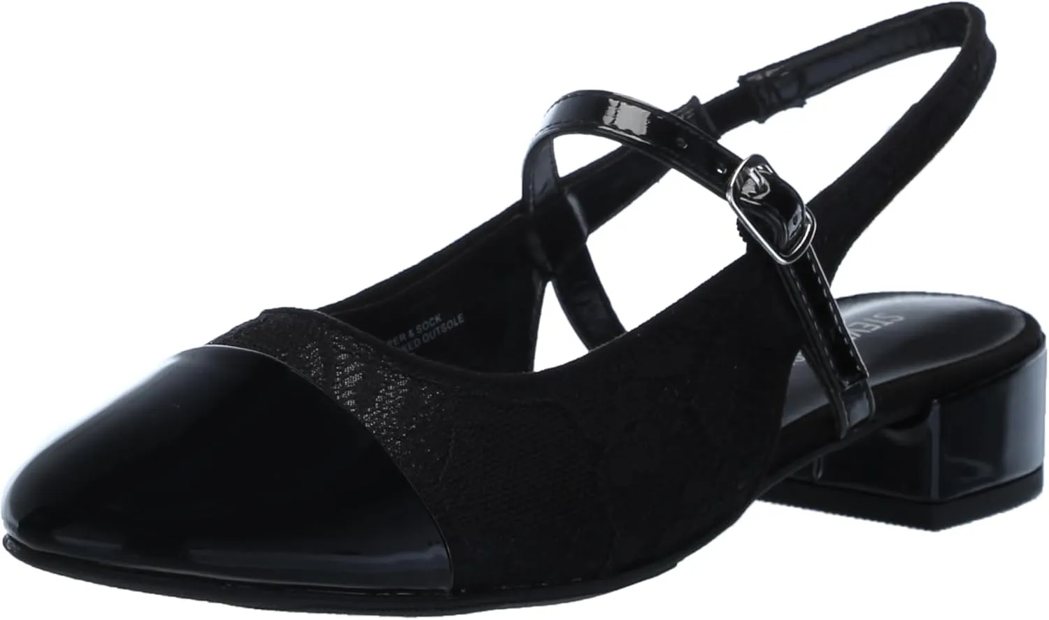 Steve Madden Girls Shoes Girls Belinda Mule, Black Fabric, 2 Little Kid