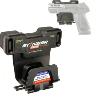 Stinger Prime Gun Magnet Mount, w/Trigger Guard Protection, Magnetic Gun Mount for Car, Truck, Desks, Safes, Walls, Gun Magnet for Handgun Rifle Shotgun Pistol Revolver