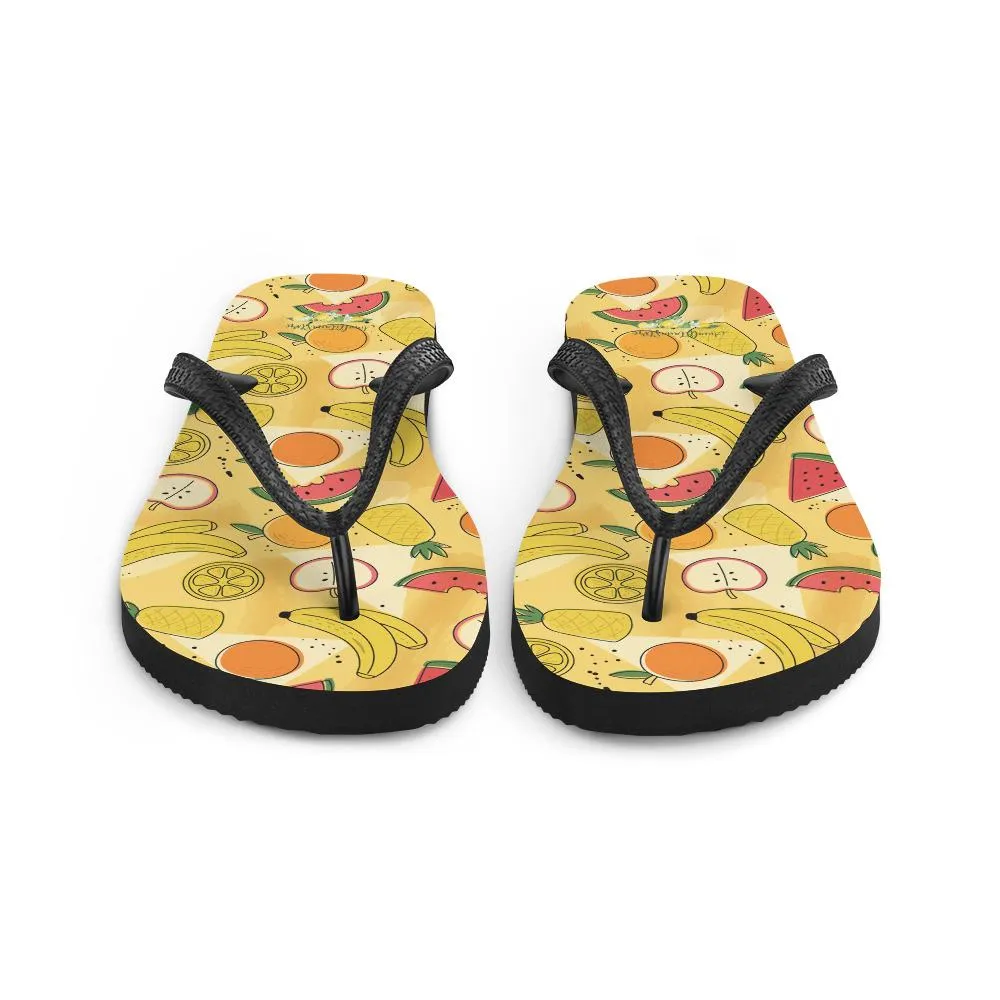 Summer Fruits Flip-Flops