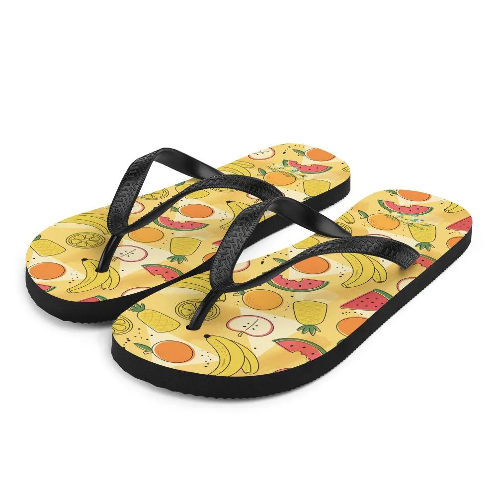Summer Fruits Flip-Flops