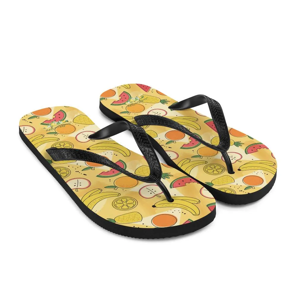 Summer Fruits Flip-Flops