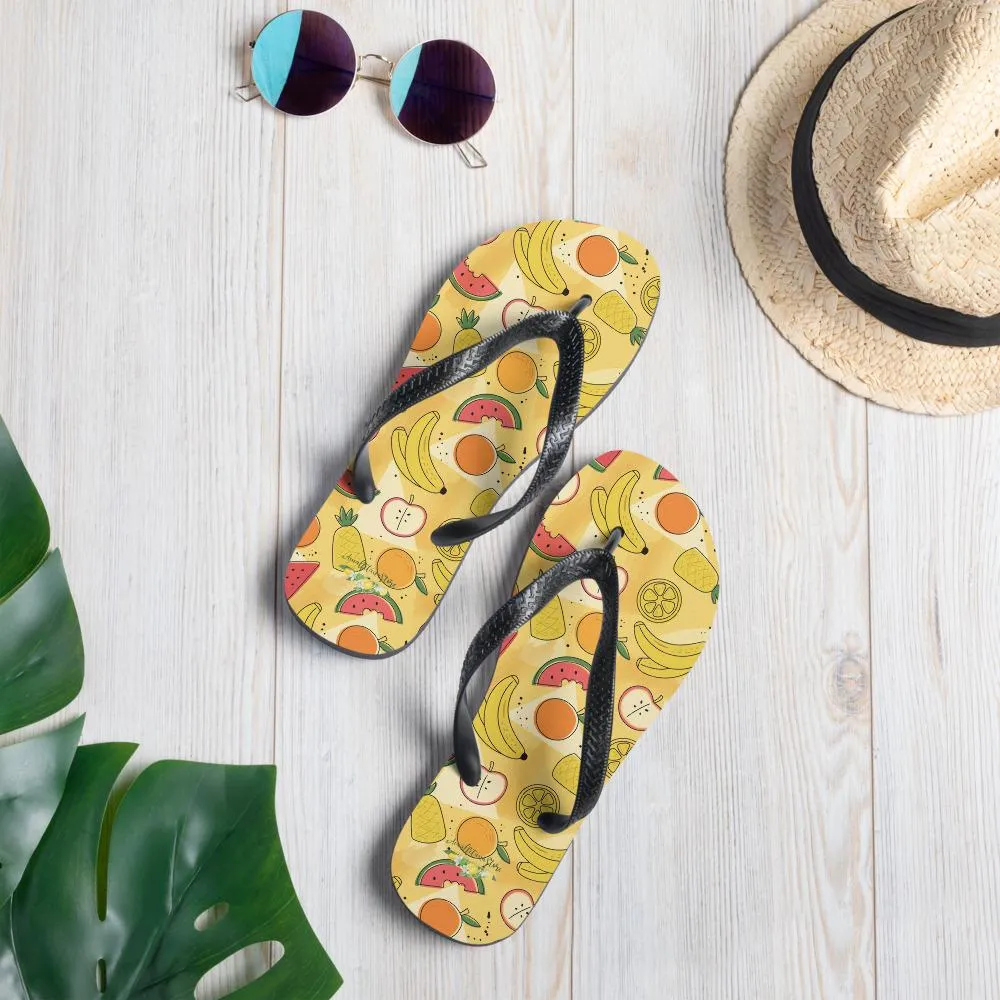Summer Fruits Flip-Flops