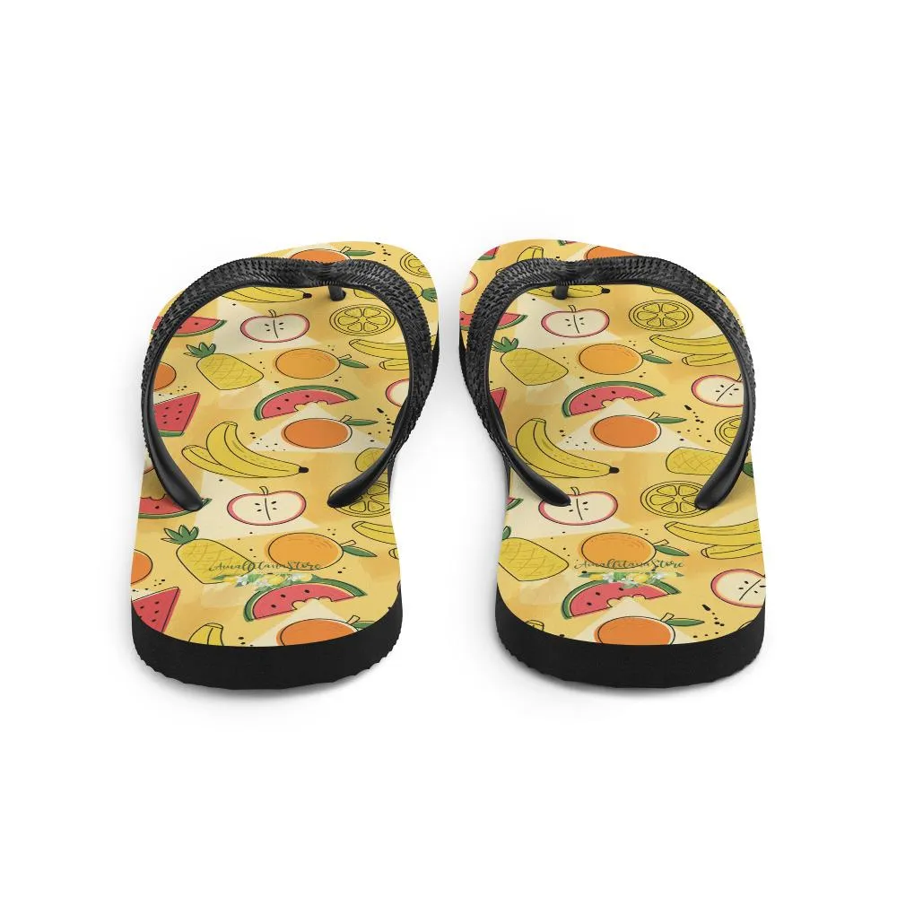 Summer Fruits Flip-Flops