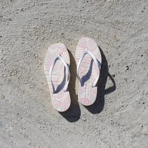 Tapered Pink Swirl Flip Flop