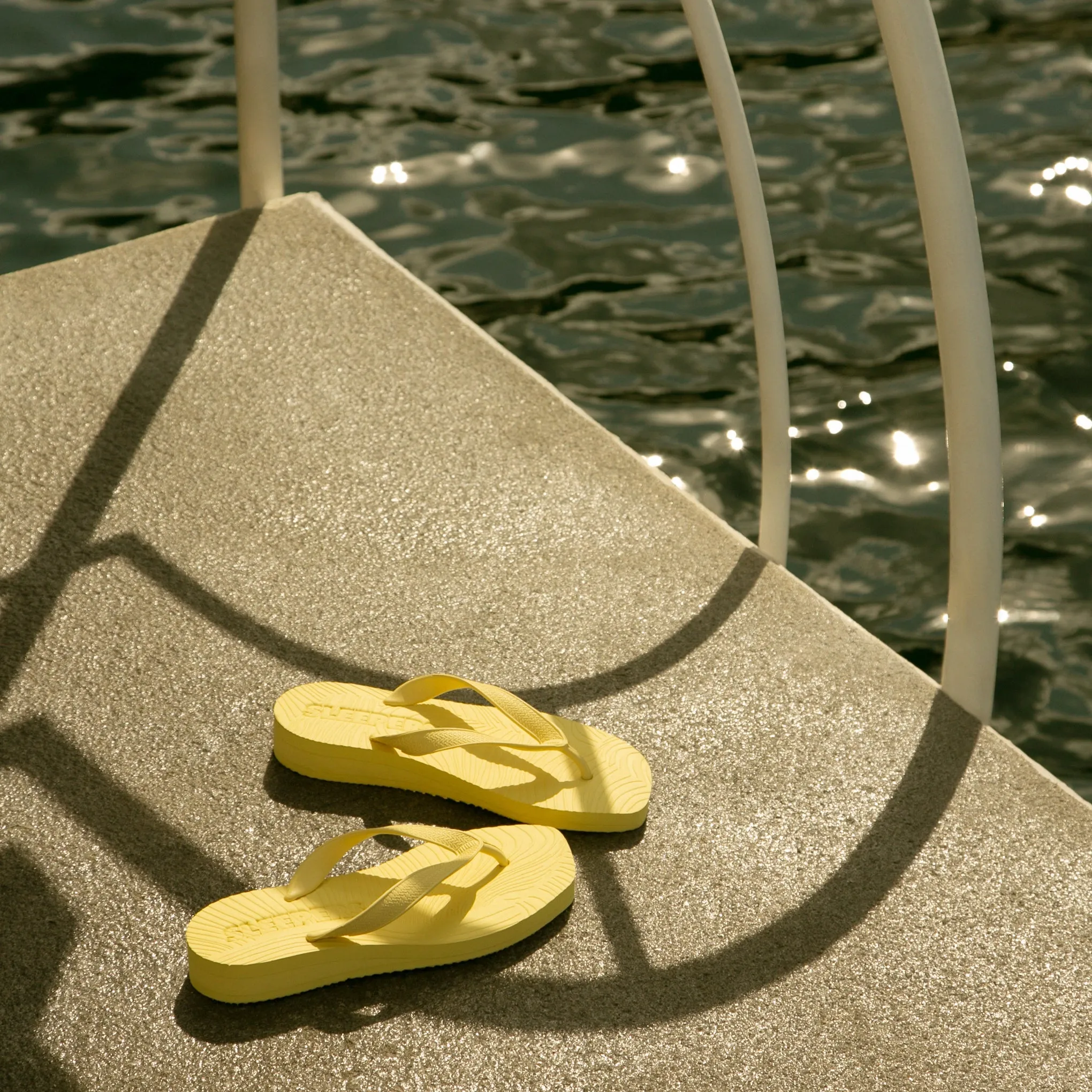 Tapered Platform Mellow Yellow Flip Flop