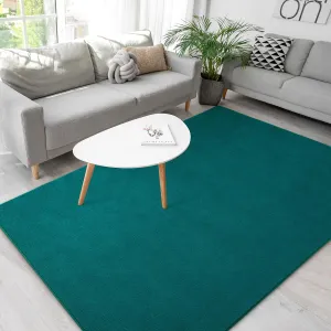 Teal Rugs for Bedroom Girls Soft Throw Rug for Nursery Dorm Kids Room Washable Living Room Rugs Small Area Rugs 4x6 Thickened Memory-Foam Rug Carpet Apartment Home Decor