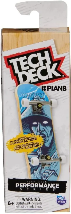 Tech Deck, Performance Series Fingerboards Made of Real Wood, with Non-Slip Foam Grip Tape, Soft Performance Thanks to Smooth Wheels, from 6 Years