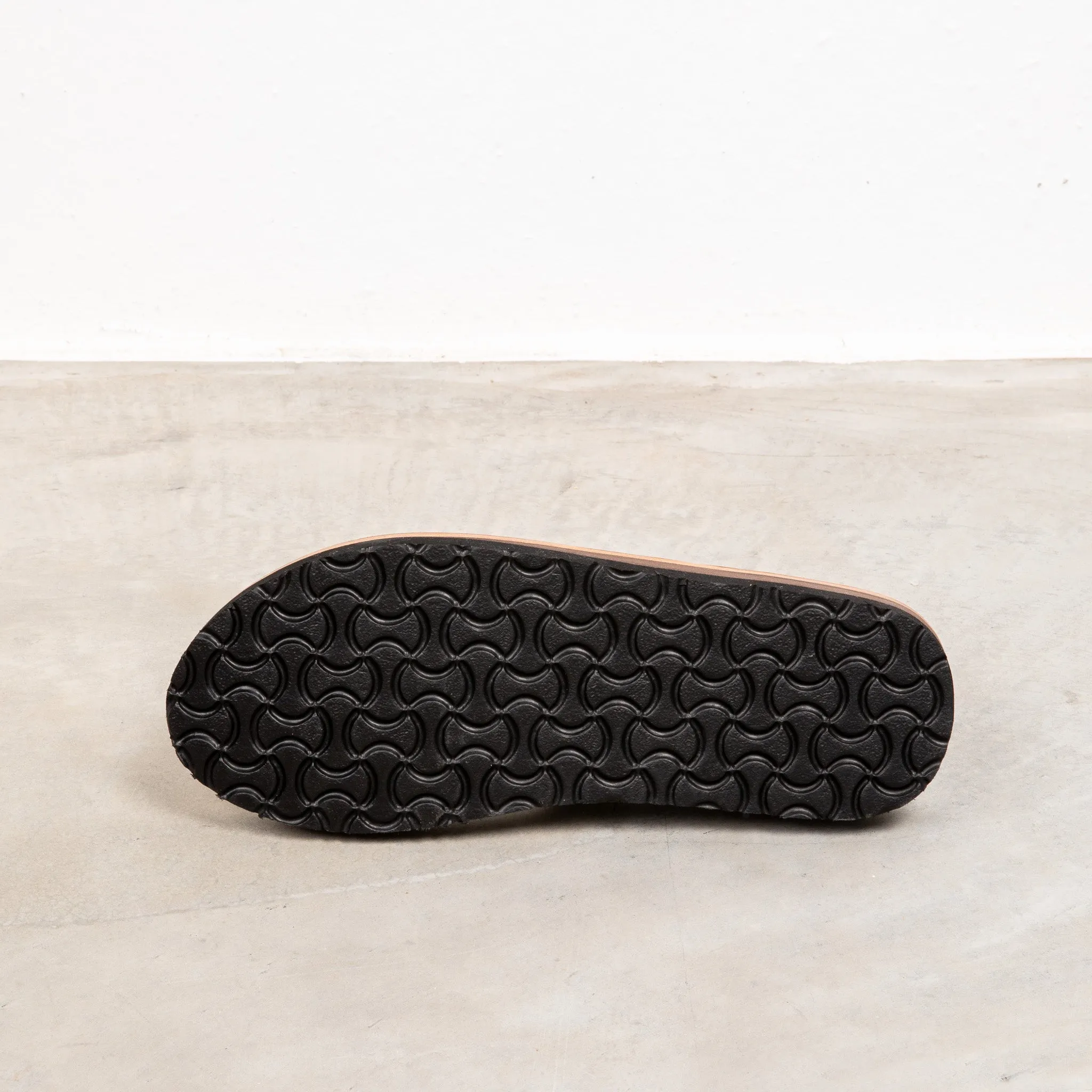 The Real McCoy's Leather Arched Sandal Raw Sienna