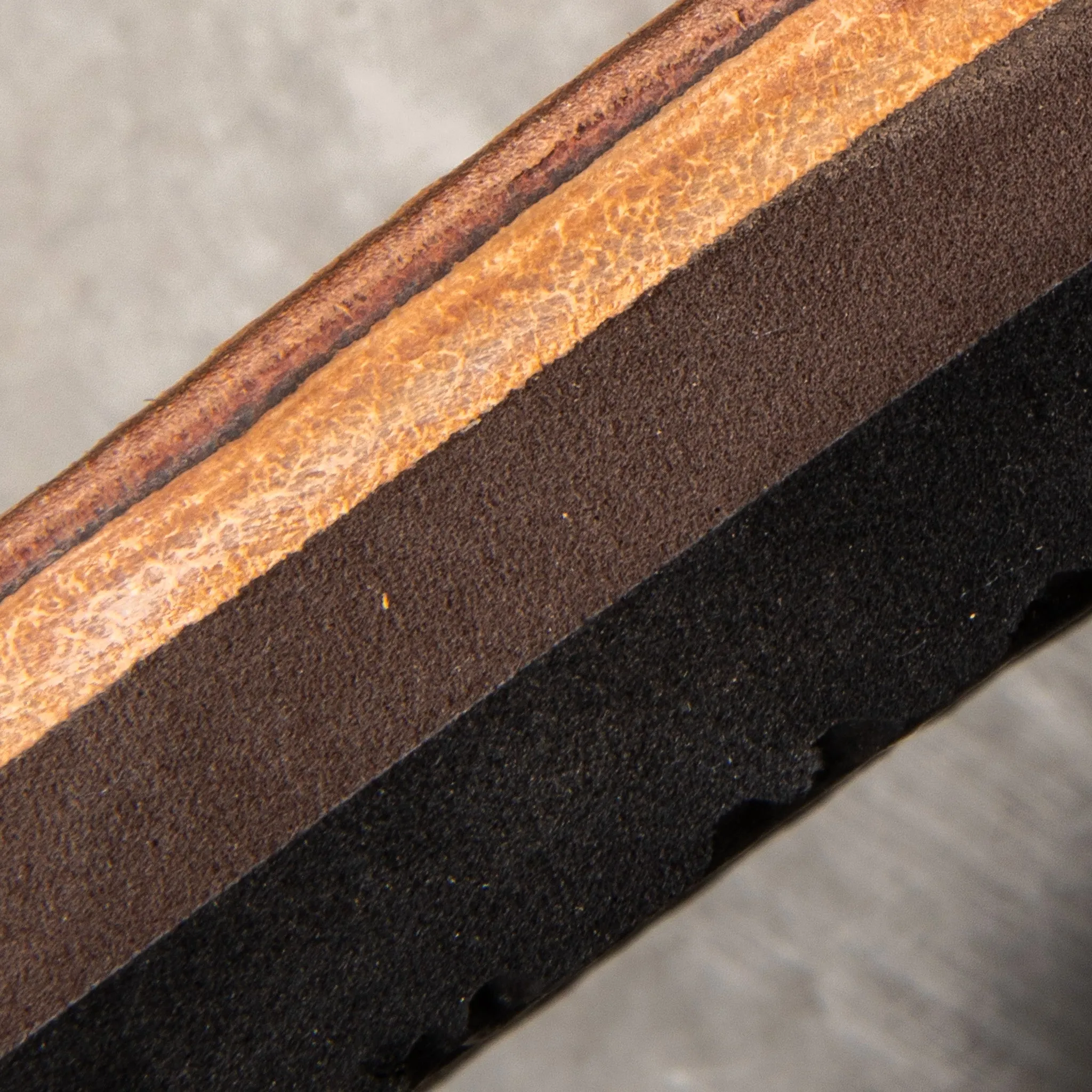 The Real McCoy's Leather Arched Sandal Raw Sienna