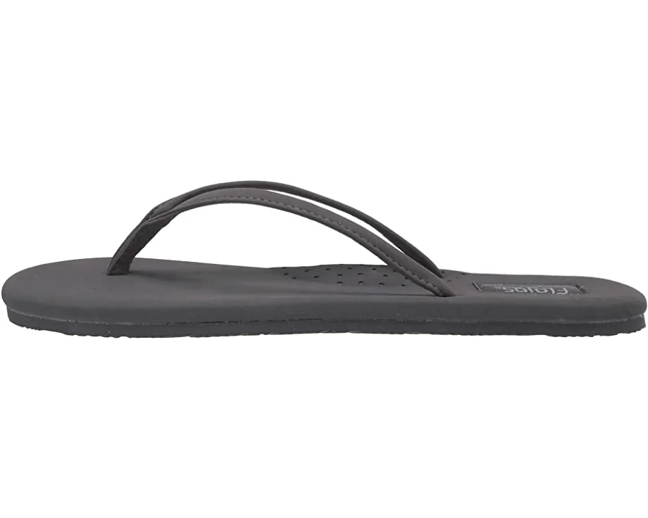 Thong Flojos Clean-lined 2.0 Flops Slip Slide On Sandals Vintage Holiday markdown Flip Charcoal Fiesta Flat