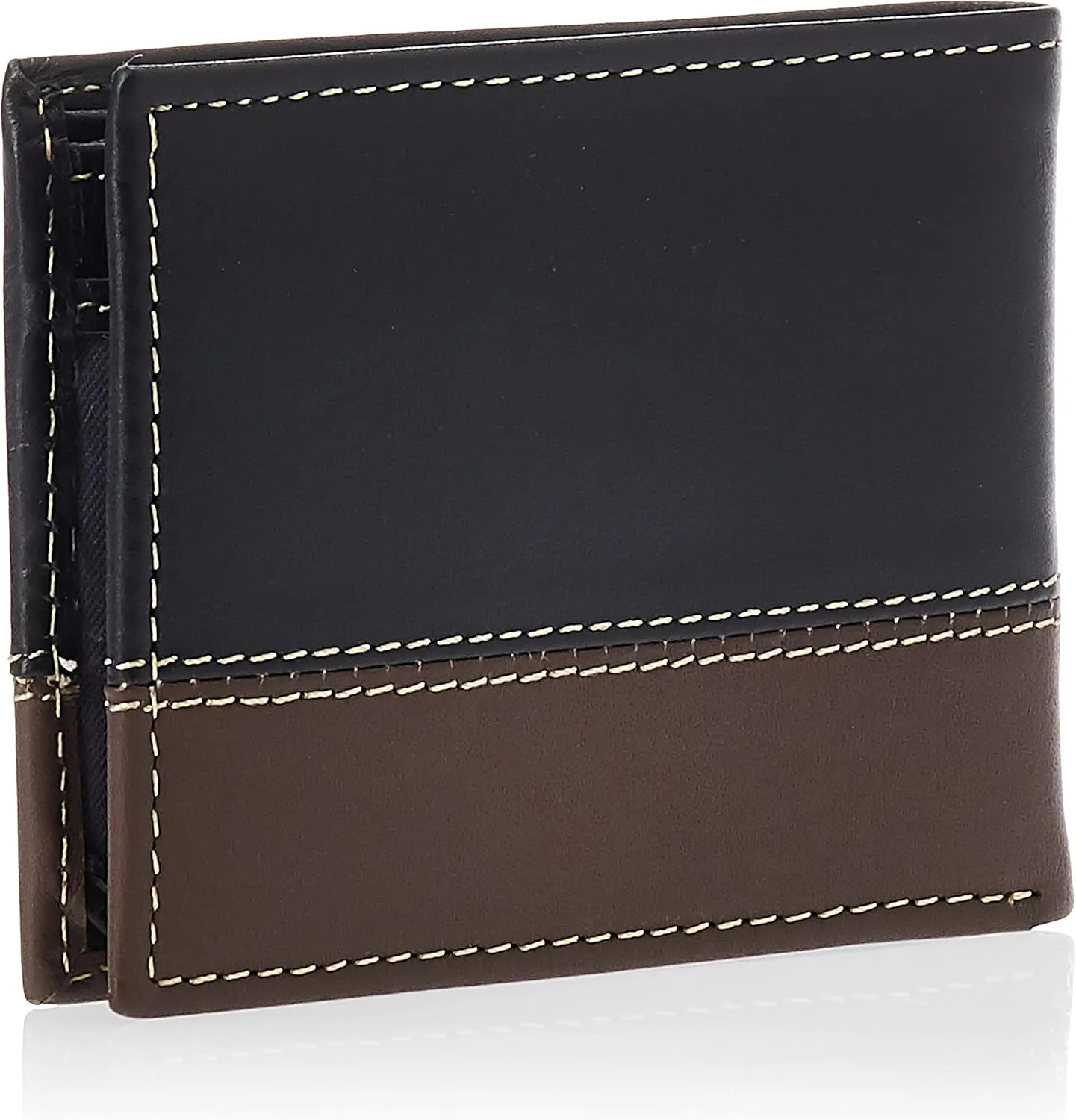 Timberland Men's Leather Passcase Trifold Wallet Hybrid